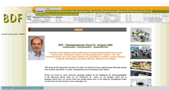 Desktop Screenshot of bdf-dr.hingerle.de