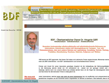 Tablet Screenshot of bdf-dr.hingerle.de